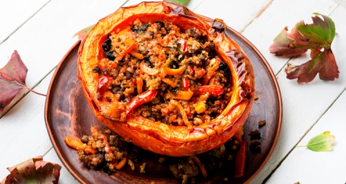 Gefüllter Hokkaido – herbstlich, herzhaft,...